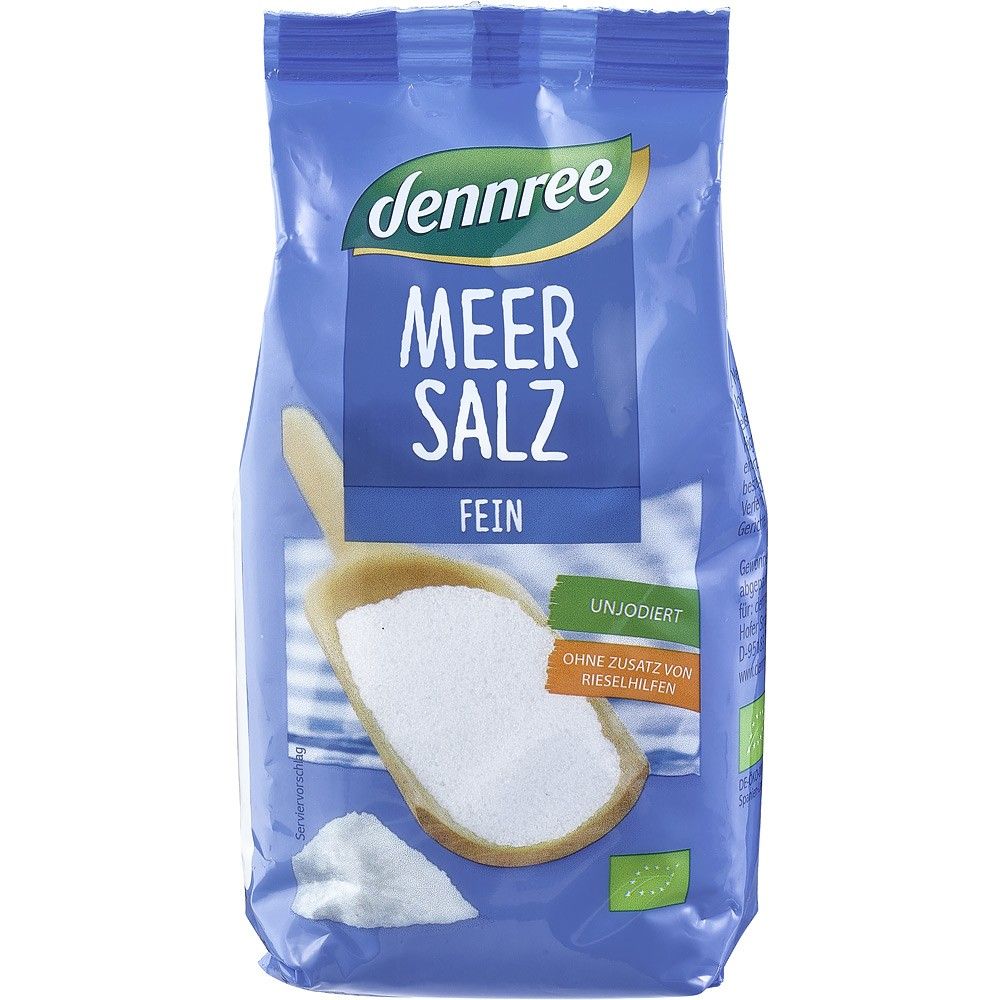 Sare mare bio fina neiodata 500g Dennree - Verlin