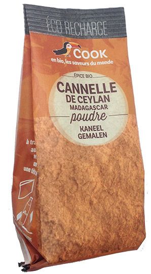 Scortisoara Ceylon pudra bio 35g refill Cook - Verlin