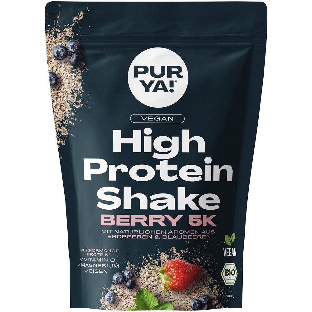 Shake proteic fructe vegan bio 300g Purya - Verlin