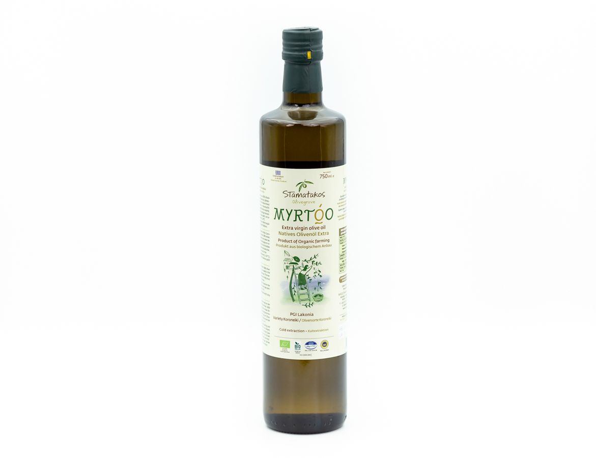 Ulei masline extravirgin Myrtoo bio 750ml Stamatakos - Verlin