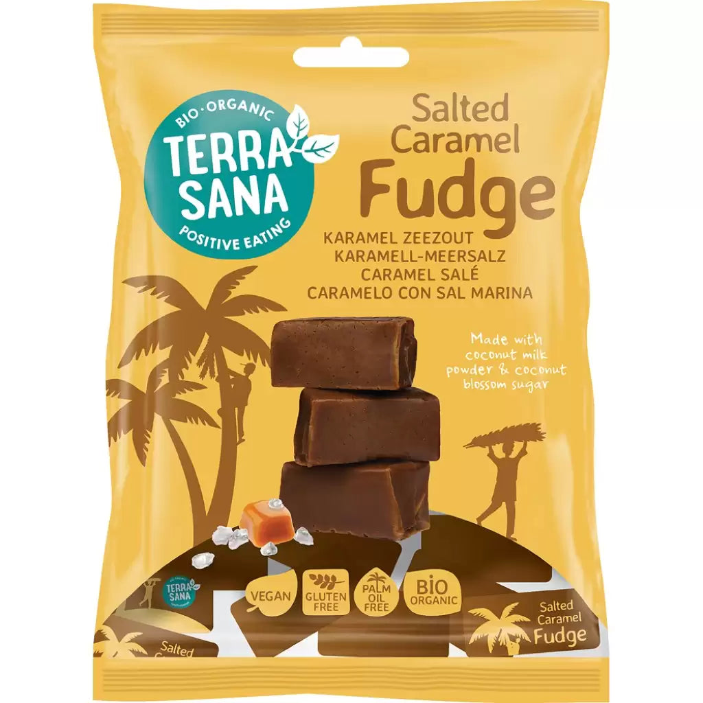 Caramele cu sare de mare, fara gluten bio , 150g, Terrasana