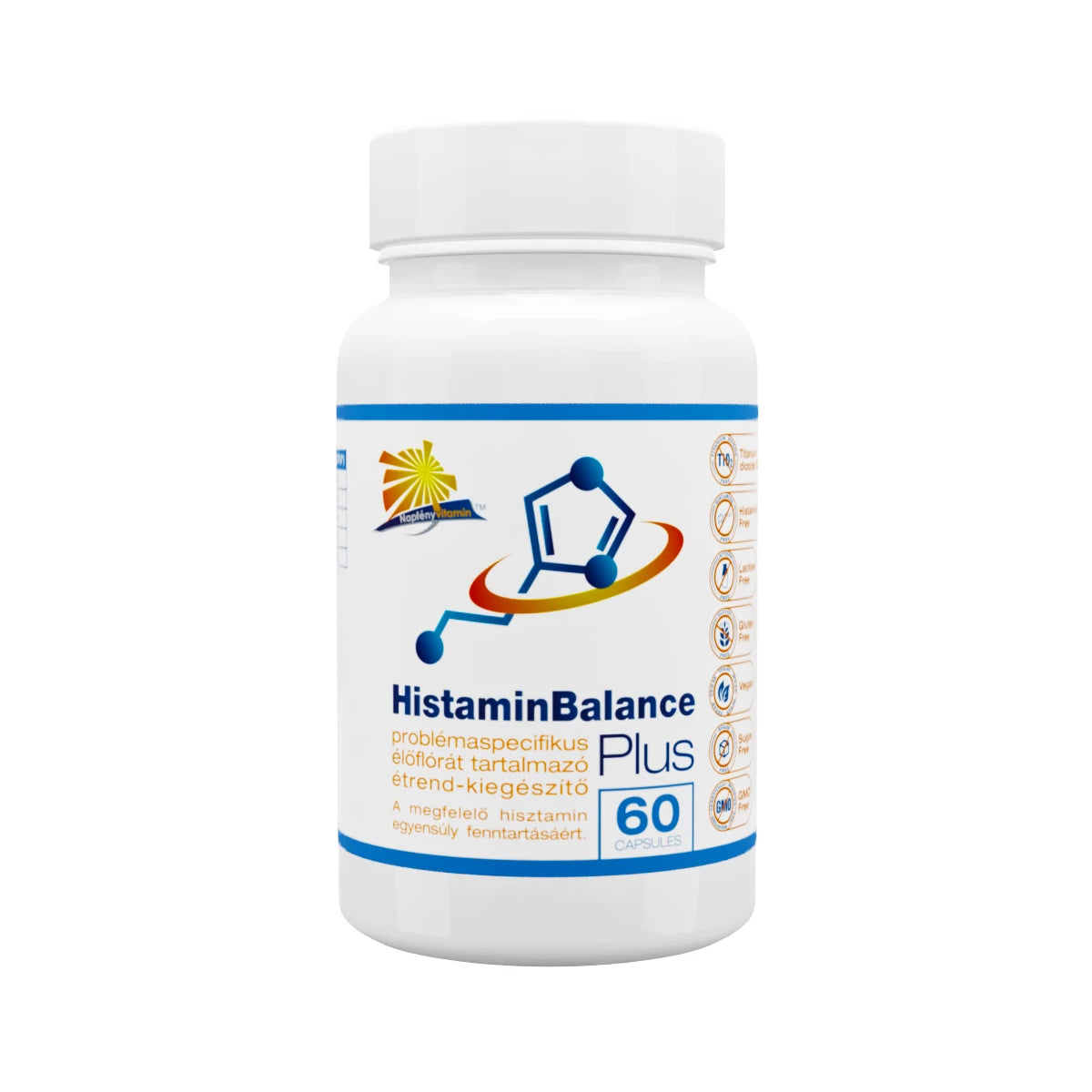HistaminBalance Plus-Probiotic pentru Histamina, Microbiom si Sustinerea Echilibrului Intestinal- 60 capsule, Napfenyvitamin