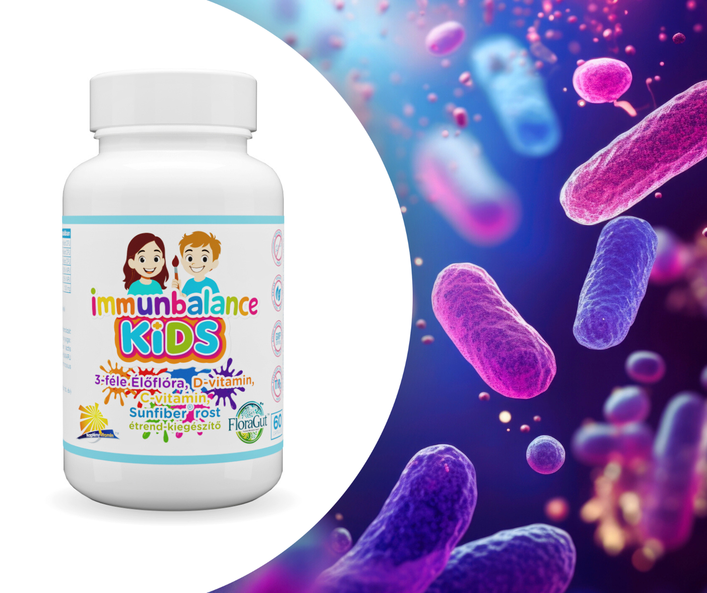 ImmunBalance KIDS, 60 capsule, Napfenyvitamin