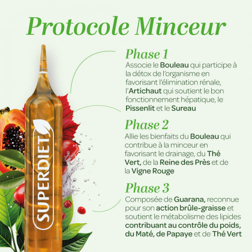 PROTOCOL SLABIRE, BIO, 30 fiole din sticla x 10ml, SUPERDIET