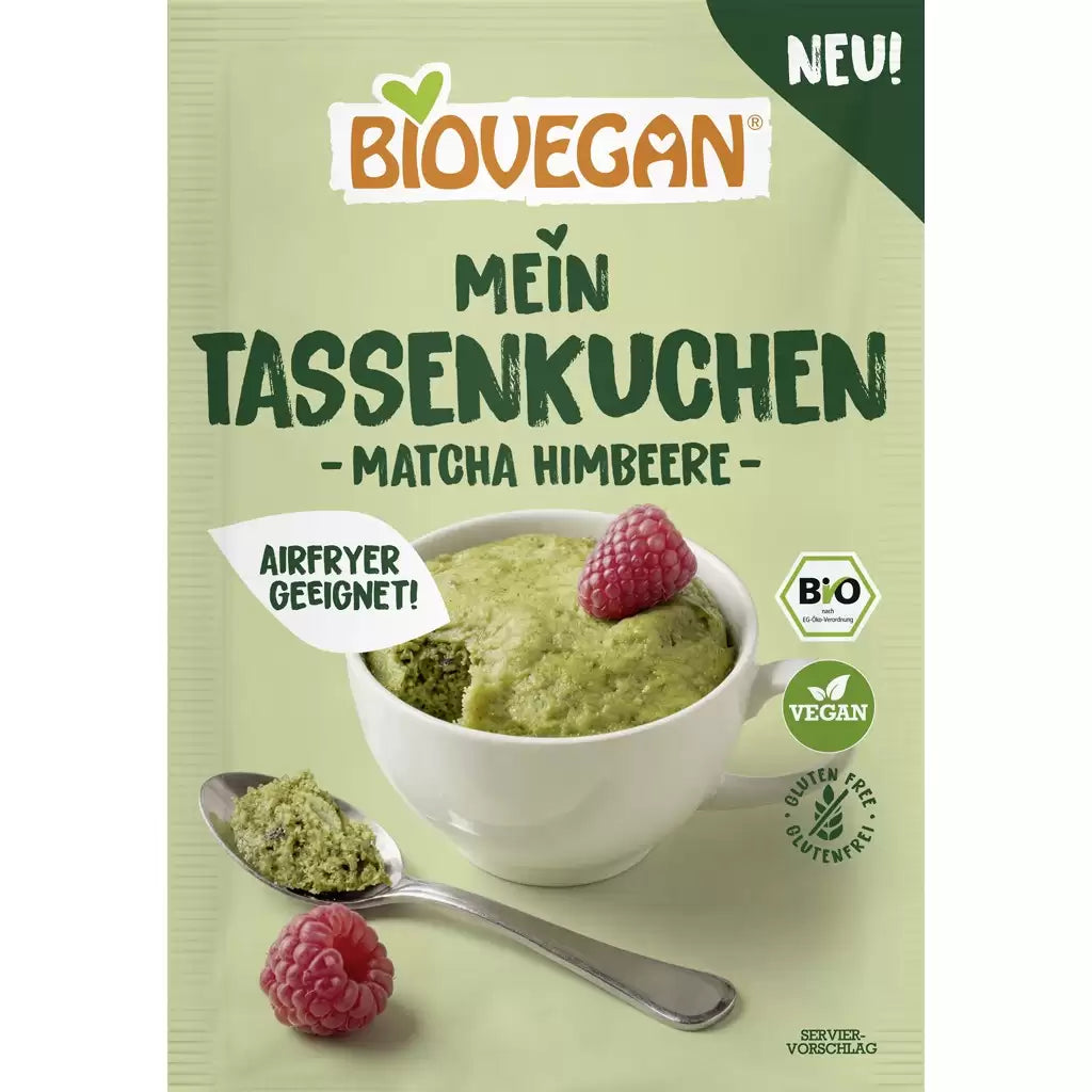 Mix pentru Matcha cu zmeura la cana, fara gluten bio , 55g, Biovegan