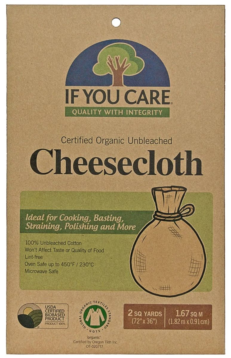 Pânză bumbac nealbit pentru strecurat și gătit, 182x91cm, If You Care.