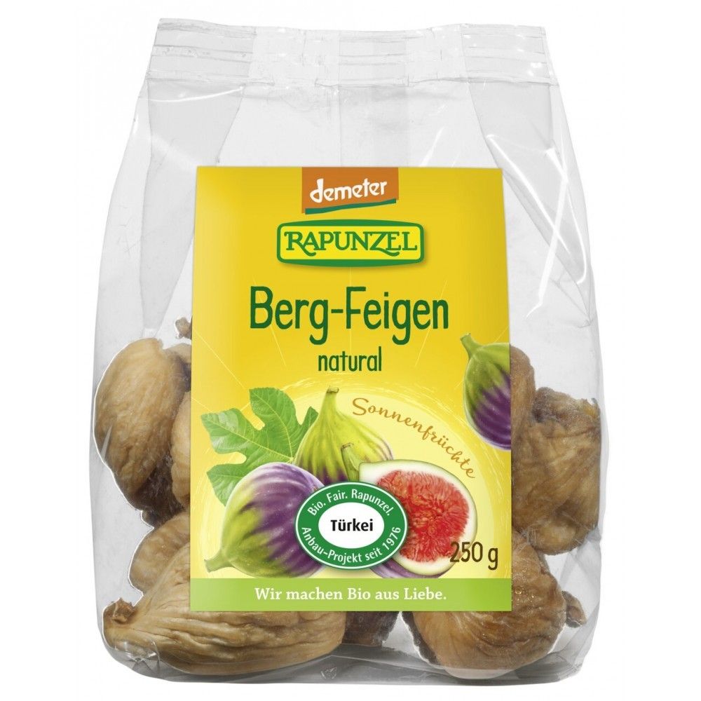 Smochine bio 250g Rapunzel, ambalaj transparent cu etichetă galbenă.