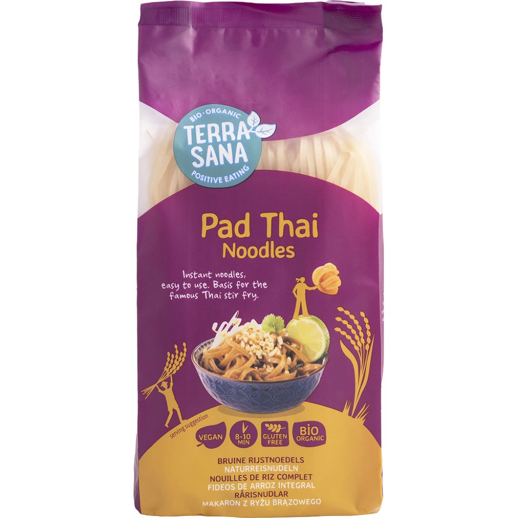 Taitei de orez Pad Thai, fara gluten bio , 250g,Terrasana