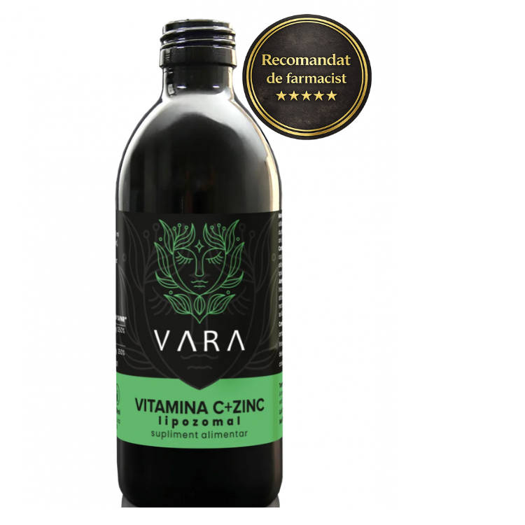 Vitamina C + Zinc Lipozomal Premium, 250 ml, VARA LIPOZOMALE