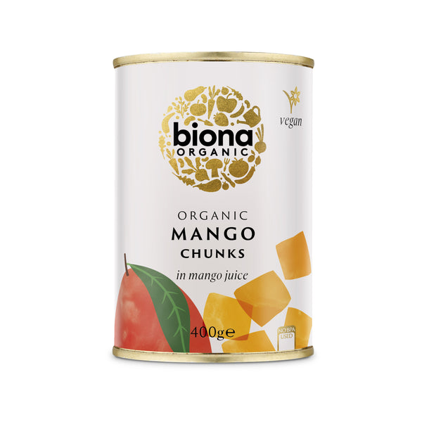  Mango bucati in suc de mango, eco, 400g, Biona                                                         