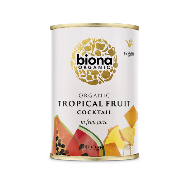  Cocktail de fructe tropicale, bio, 400g, Biona                                                         
