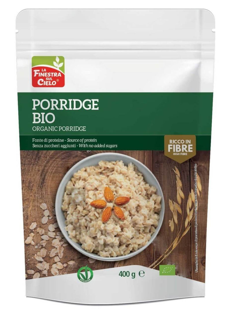 Porridge bio cu migdale, cocos si seminte, fara zahar, vegan, 400g, la finestra sul cielo 1