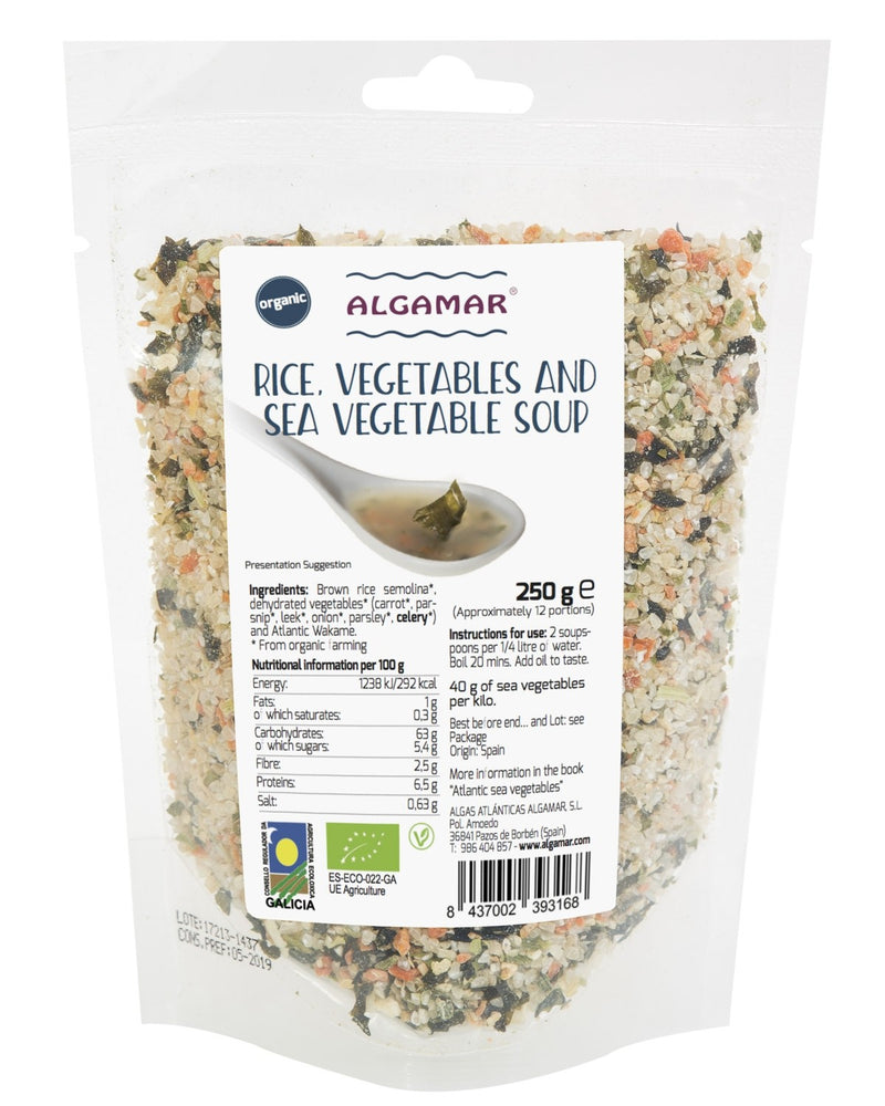 Supa cu gris din orez si alge marine, bio, 250g, algamar 1