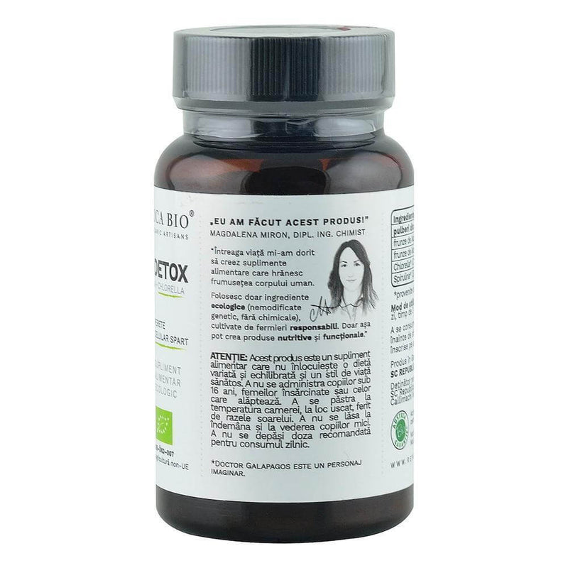 Green detox (500 mg) supliment alimentar ecologic republica bio, 120 tablete (60 g) 4