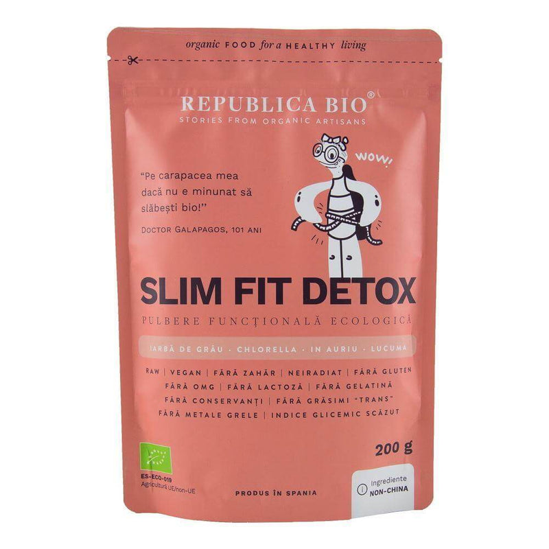 Slim fit detox, pulbere functionala ecologica republica bio, 200 g 1