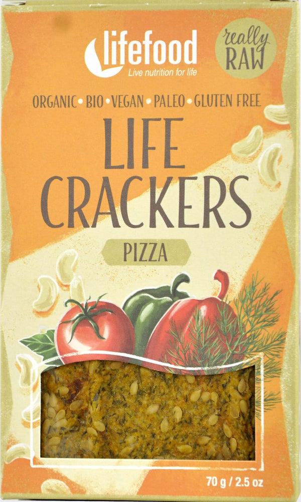  Lifecrackers pizza raw, eco, 70g,  Lifefood                                                                    
