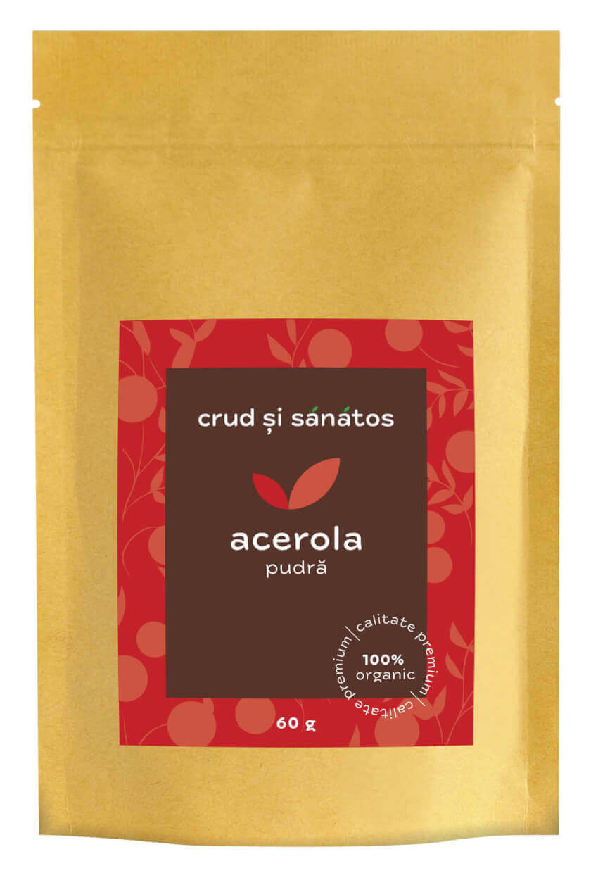Acerola pudra bio 60g crud si sanatos - Verlin