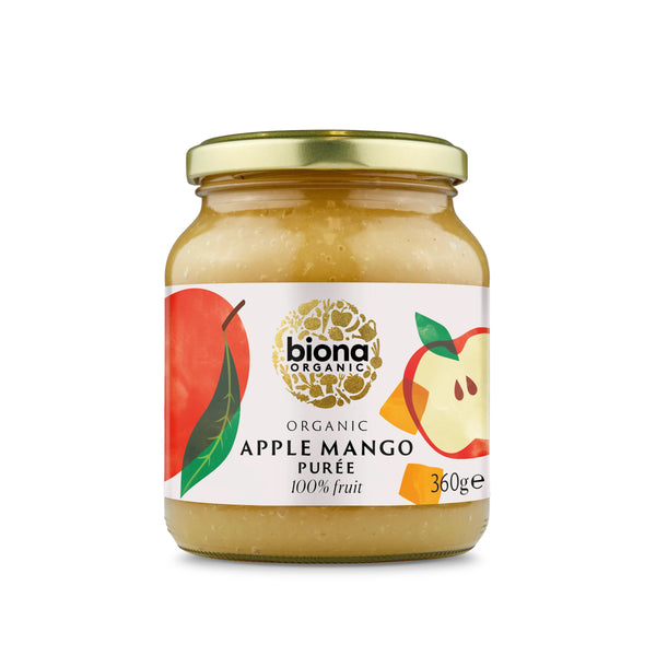  Piure de mere si mango, eco, 360g, Biona                                                               