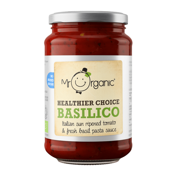 Mr. organic sos bio pentru paste basilico 350g
