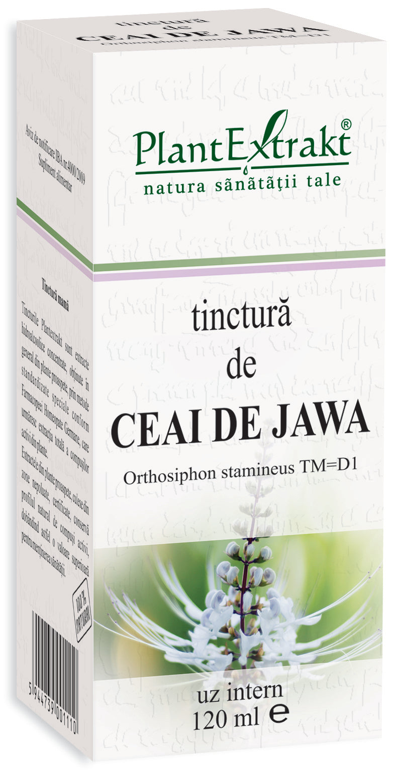 Tinctură de ceai de jawa, 120 ml, plantextrakt 1