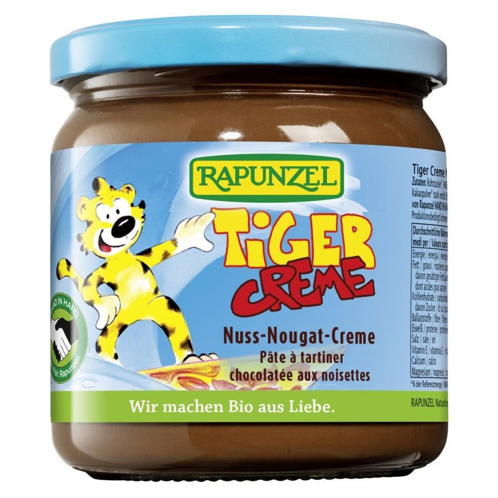 Crema bio de nuca Nougat Tiger 400g Rapunzel Crema bio de nuca Nougat