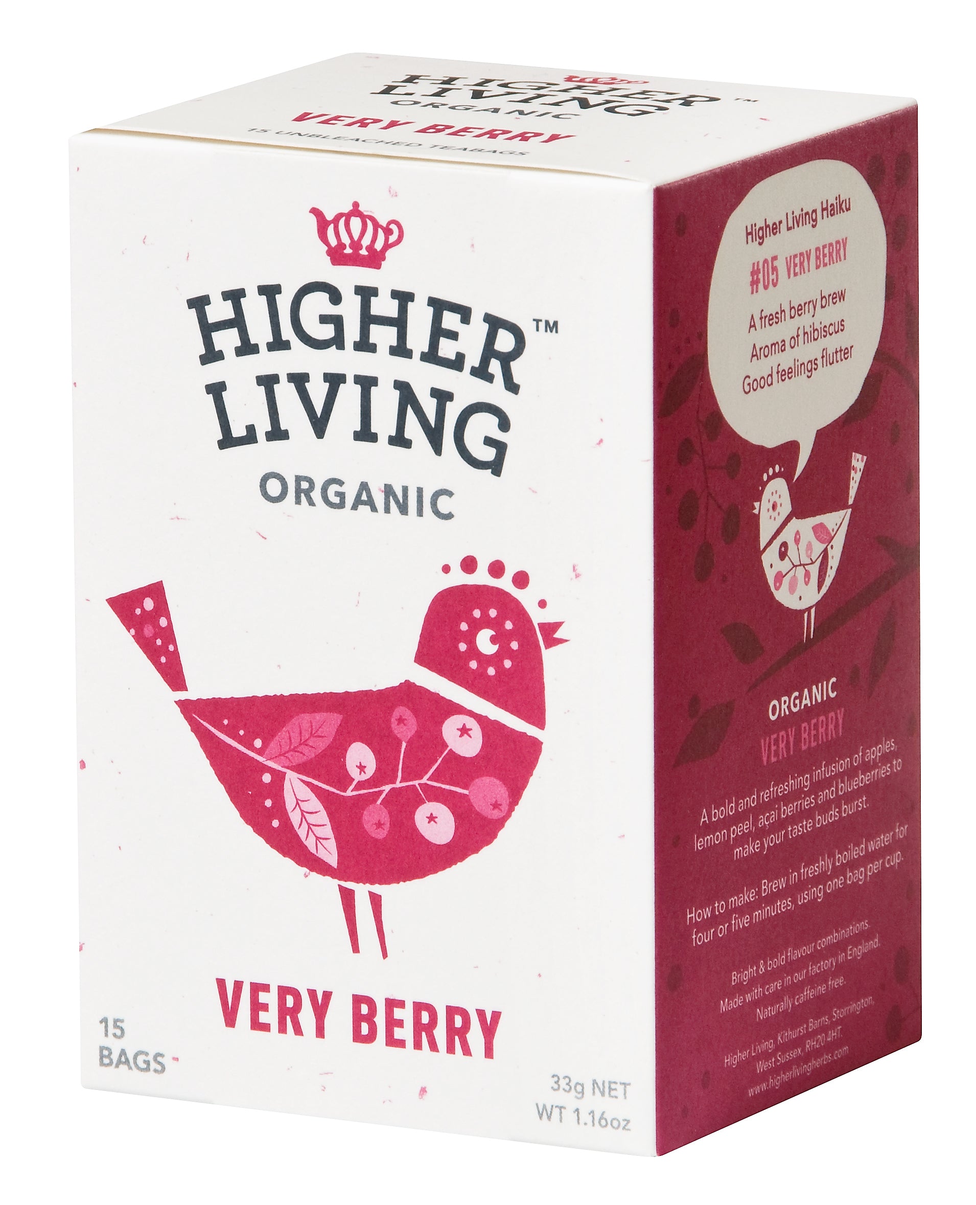 Ceai bio fructe Very Berry - Verlin