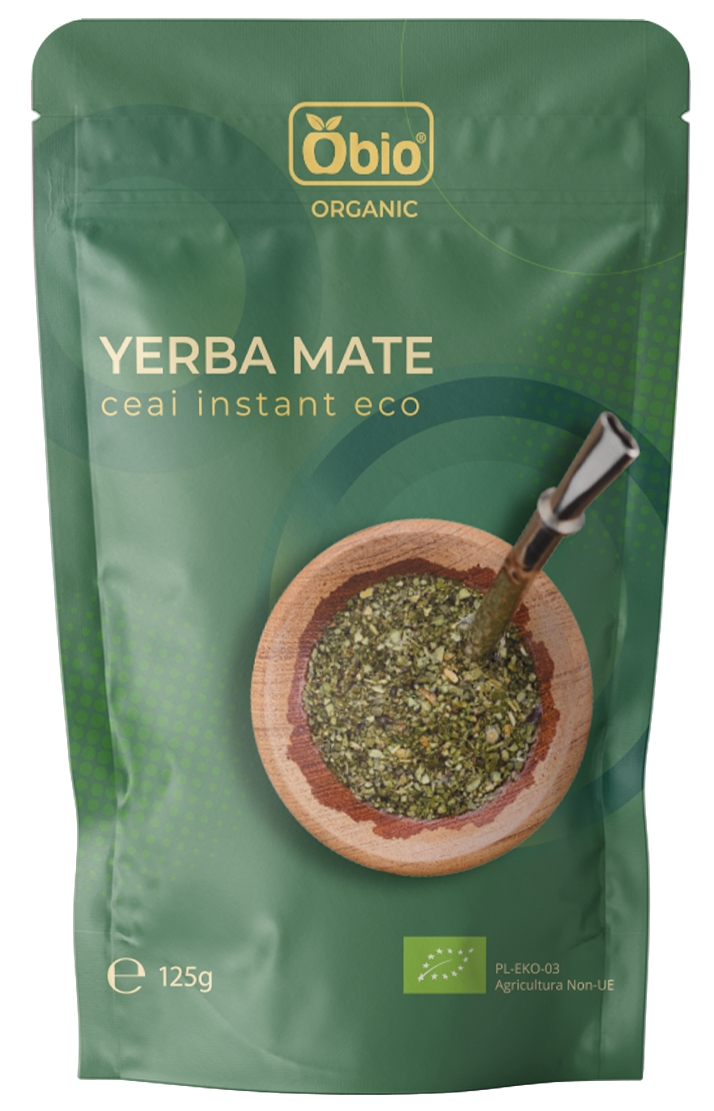 Ceai yerba mate instant, bio, 125g, Obio                                                                1