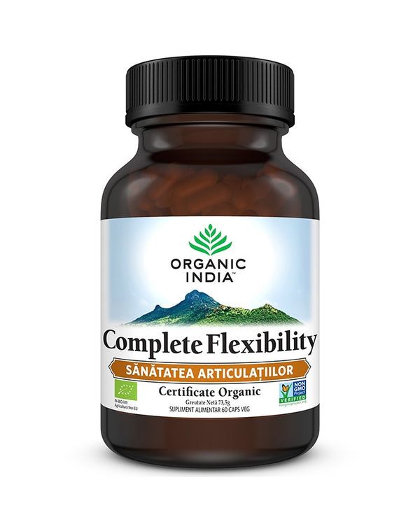  Complete flexibility - sanatatea articulatiilor, 60 capsule vegetale, organic india