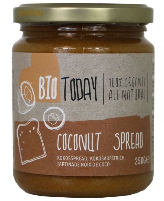 Crema tartinabila cocos bio 250g bio today - Verlin