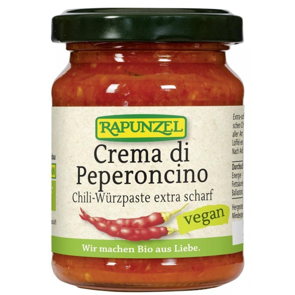 Crema bio ardei iute chili ecologic 120g Rapunzel - Verlin