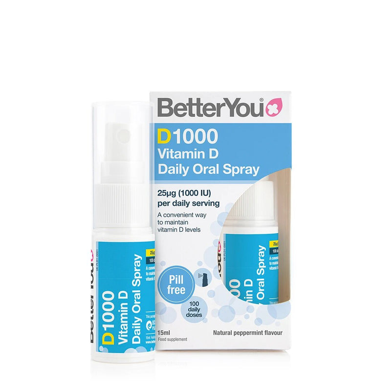 D1000 vitamin d oral spray, 15ml, betteryou 1