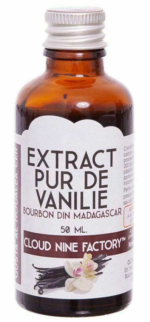 Extract pur de vanilie bourbon din madagascar, 50ml, Cloud Nine Factory                                1