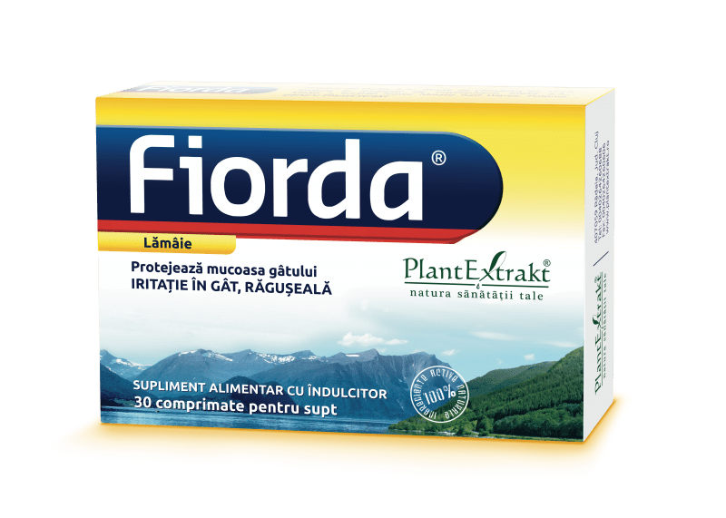Fiorda – aroma de lamaie, 30 cpr, plantextrakt 1