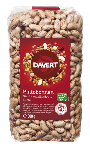 Fasole pinto bio 500g faitrade davert - Verlin