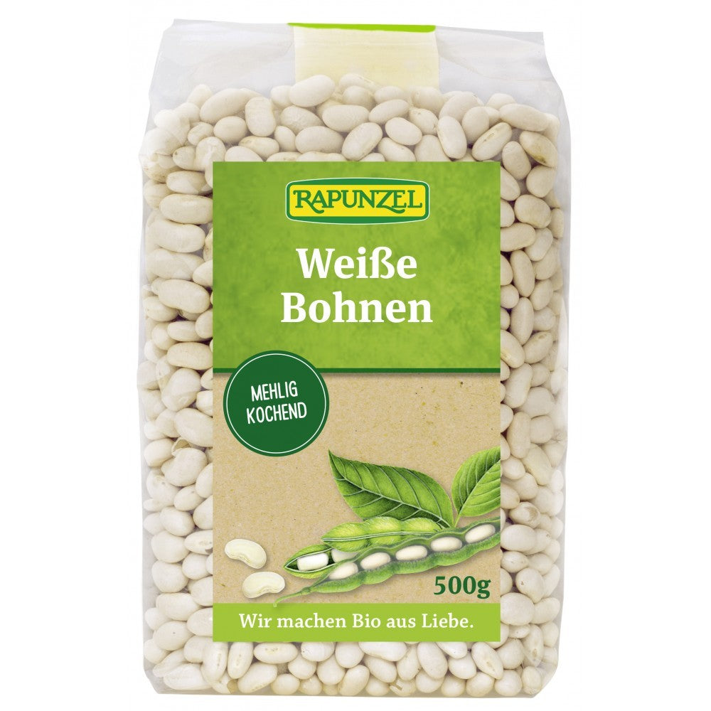 Fasole alba bio 500g Rapunzel - Verlin