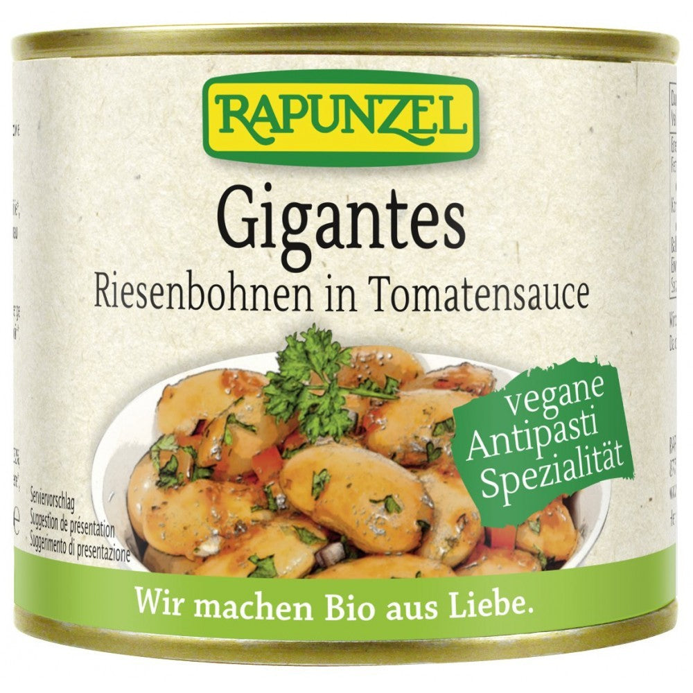 Fasole gigant in sos rosii 230g Rapunzel - Verlin