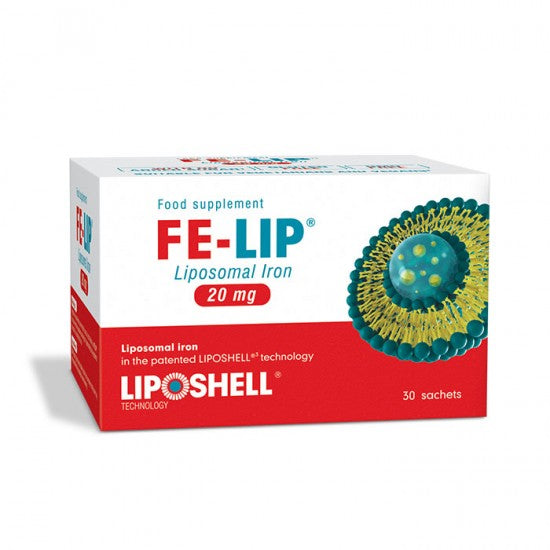 Fier lipozomal fe-lip 20mg 30 plicuri liposhell - Verlin