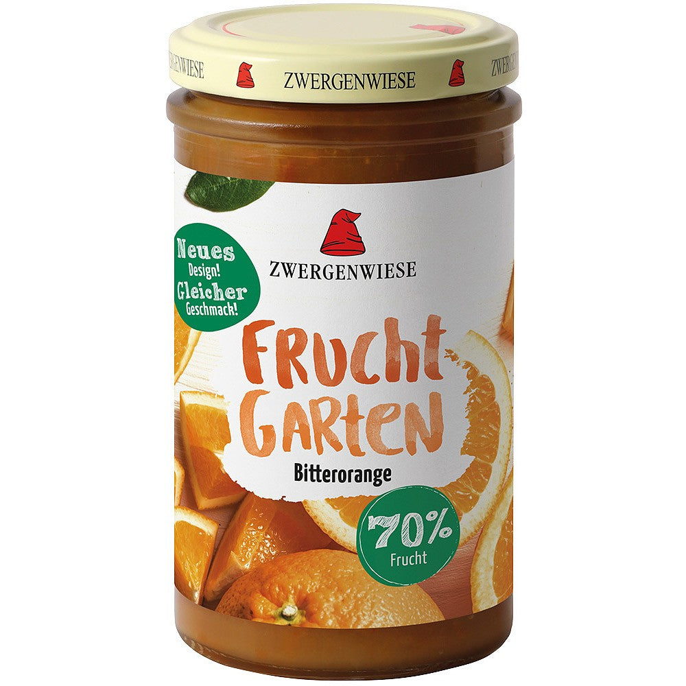 Gem portocala amara indulcit nectar agave 225g Zwergenwiese - Verlin