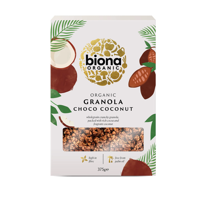 Granola cu ciocolata si cocos, bio, 375g, Biona                                                         1