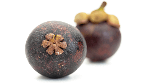 Mangustan crud și sănătos coajă organică, bio, 125g, vedere laterală, brand CRUD SI SANATOS.