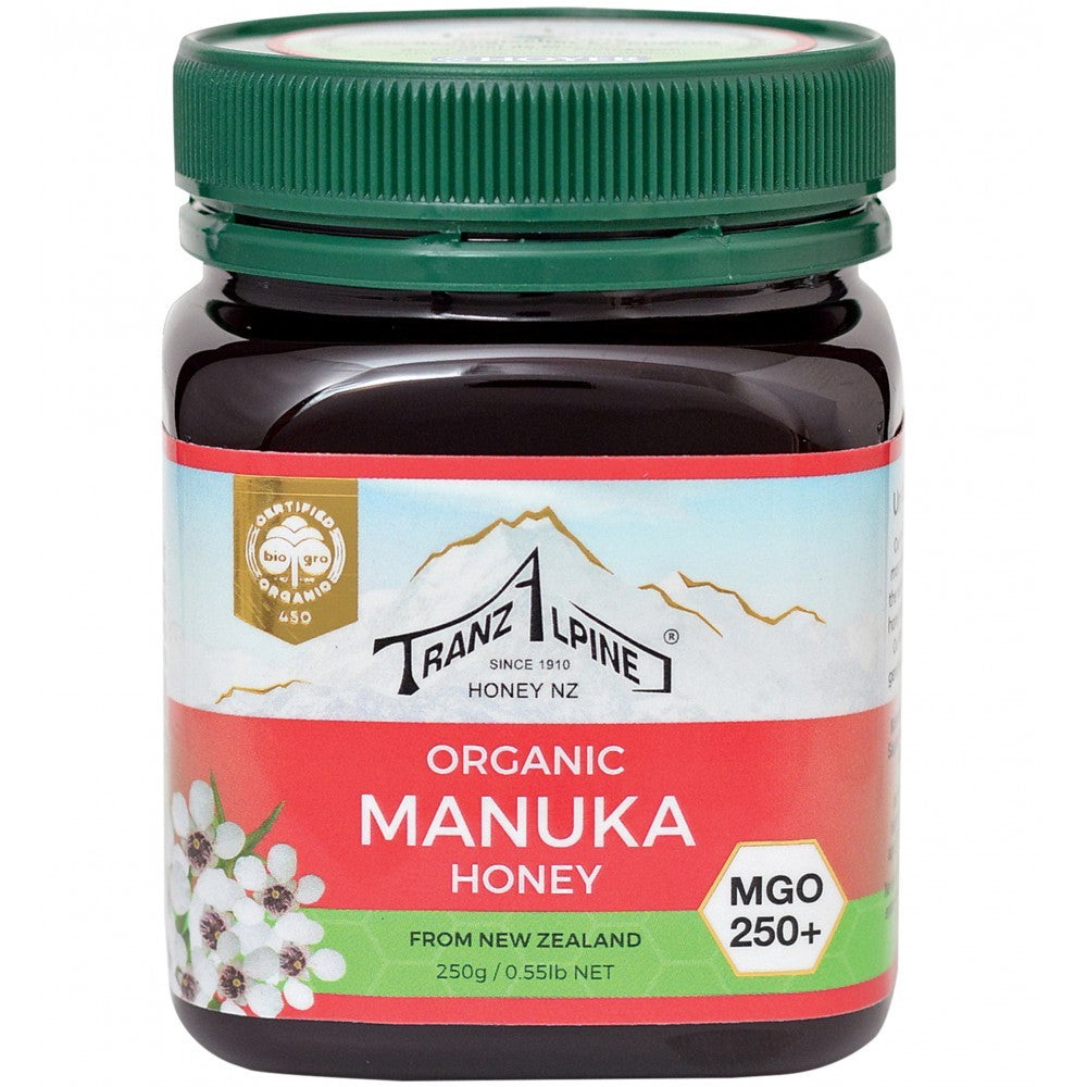 Miere de manuka bio mgo 250, 250g, tranzalpineMiere de manuka mgo, 250, eco, 250g, tranzalpine , hoyer