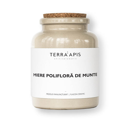 Miere poliflora de munte, 400g, apiarium
