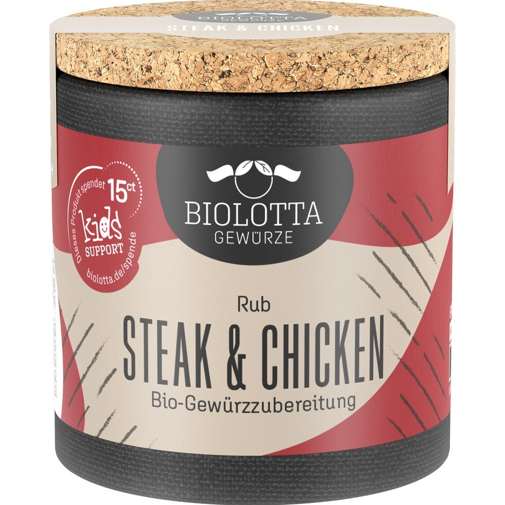 Mix condimente steak si pui 50g BioLotta - Verlin