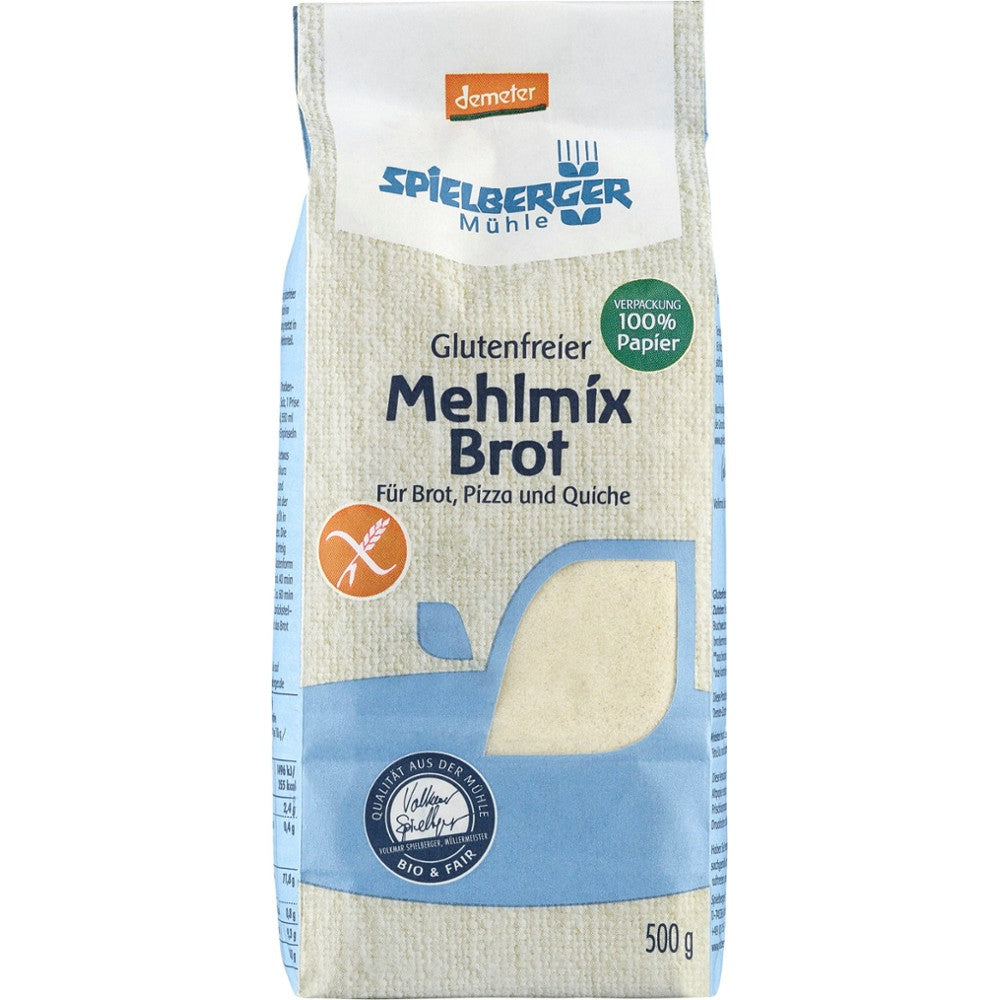 Mix faina bio fara gluten Demeter 500g Spielberger - Verlin
