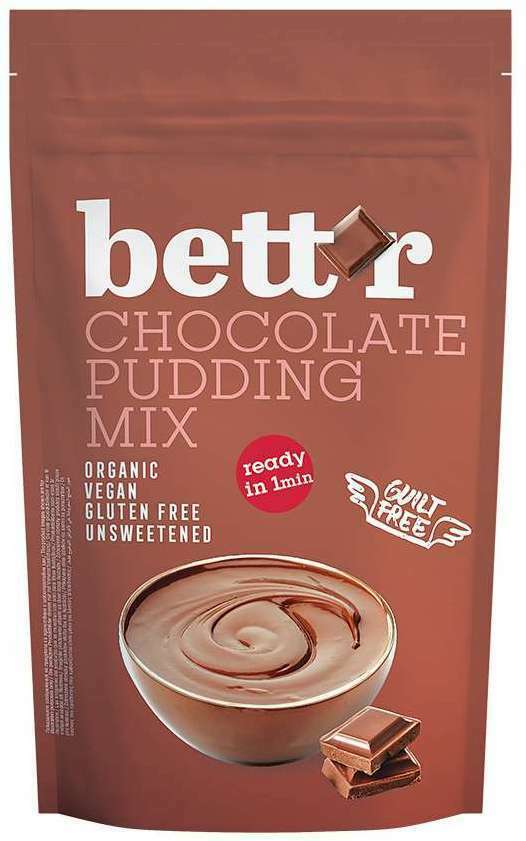  Mix pentru budinca cu ciocolata, bio, 200g, Bettr                                                      