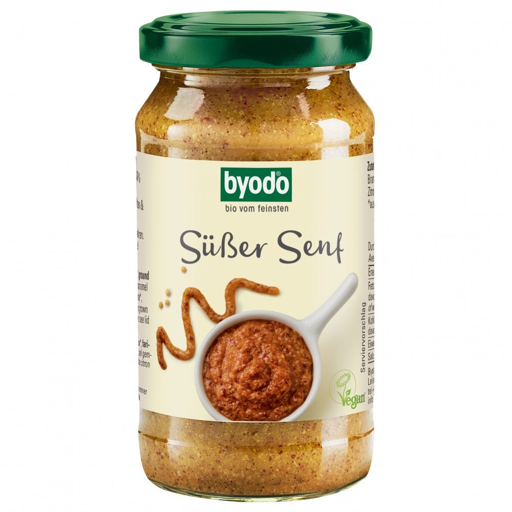 Mustar dulce ecologic 200ml Byodo - Verlin