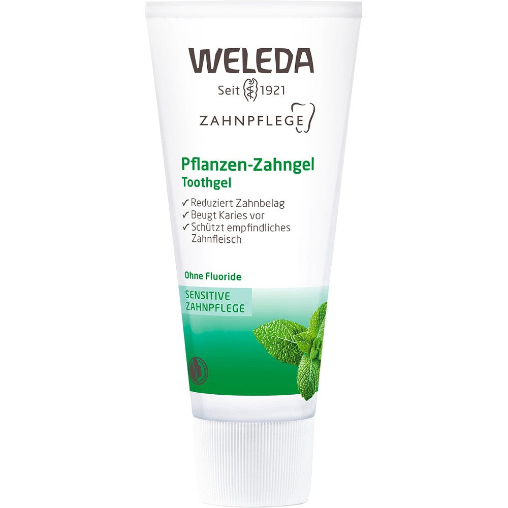 Pasta de dinti gel fara fluor cu plante 75ml Weleda Pasta de dinti gel fara