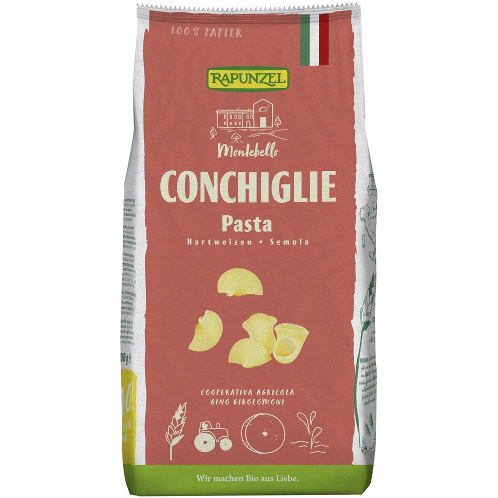 Paste conchiglie semola 500g Rapunzel