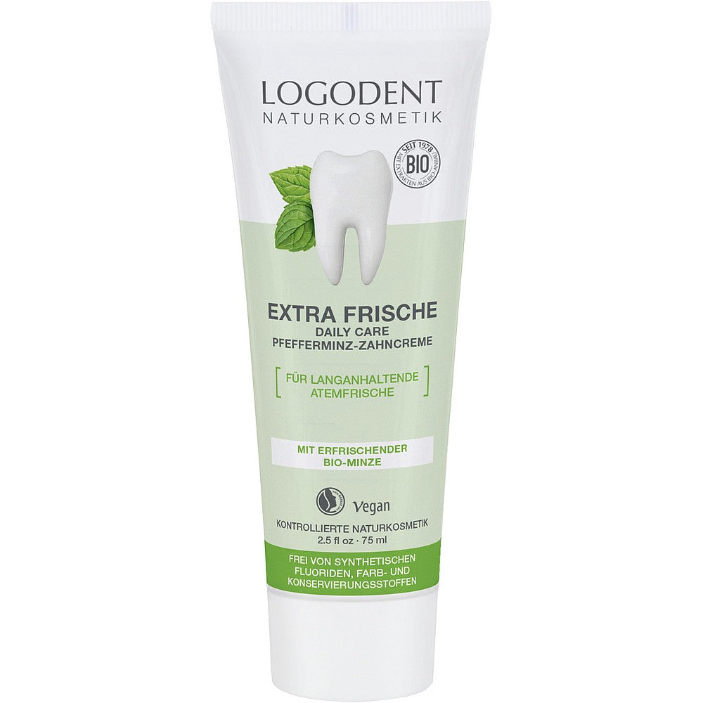 Pasta dinti gel menta bio 75ml Logodent - Verlin