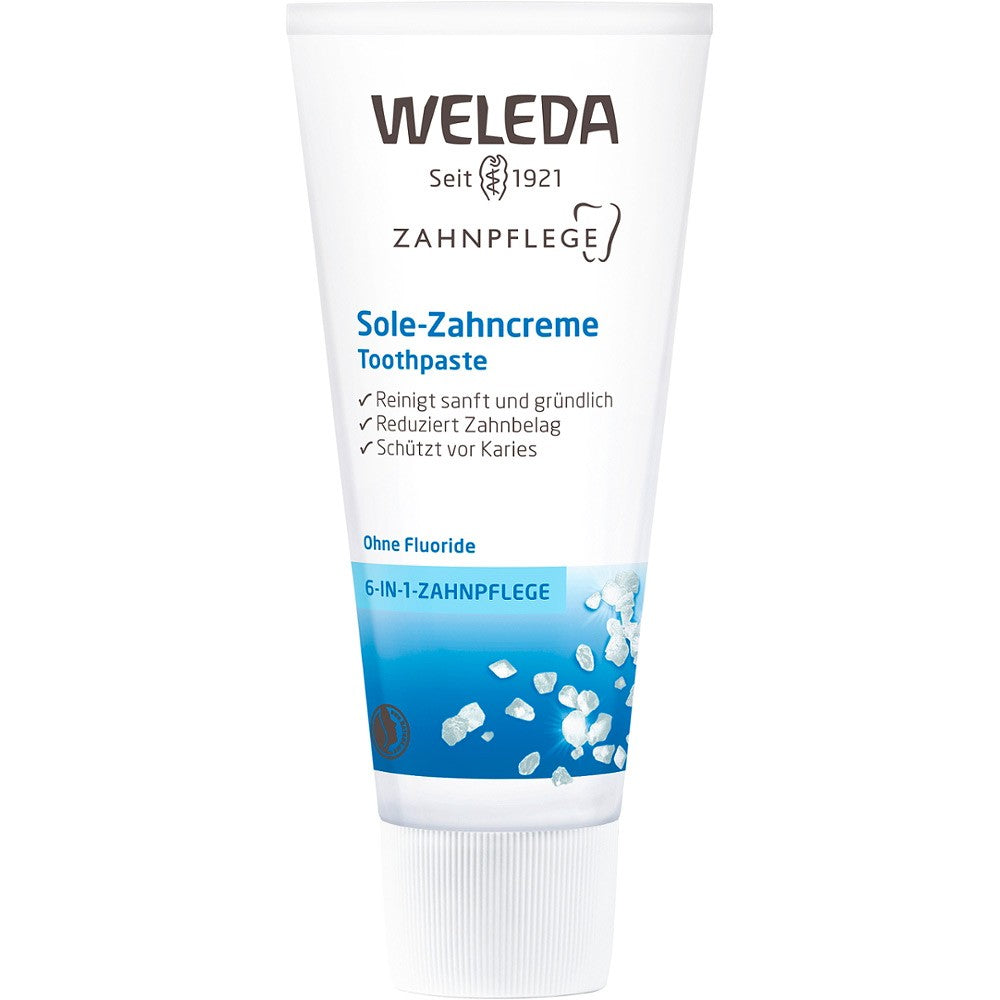 Pasta dinti fara fluor sare mare 75ml Weleda - Verlin